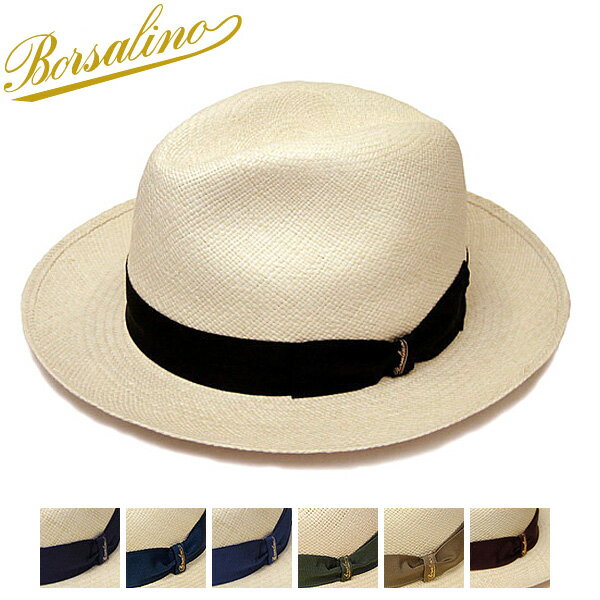  帽子 イタリア製”Borsalino(ボルサリーノ)” パナマ中折れ帽 140228 ハット メンズ 春夏 
