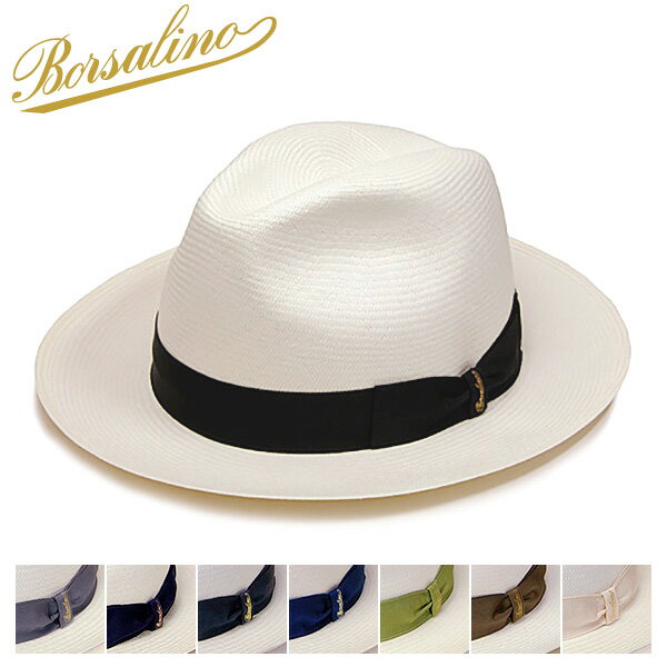 【ポイント5倍】 帽子 イタリア製”Borsalino(ボルサリーノ)” パナマ中折れ帽 140338 ハット メンズ 春夏 [大きいサイズの帽子アリ][小さいサイズ対応]