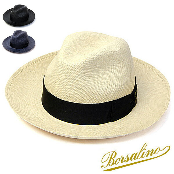 ボルサリーノ 帽子 イタリア製”Borsalino(ボルサリーノ)” つば広パナマ中折れ帽 141088 ハット メンズ 春夏 [大きいサイズの帽子アリ]【コンビニ受取対応商品】