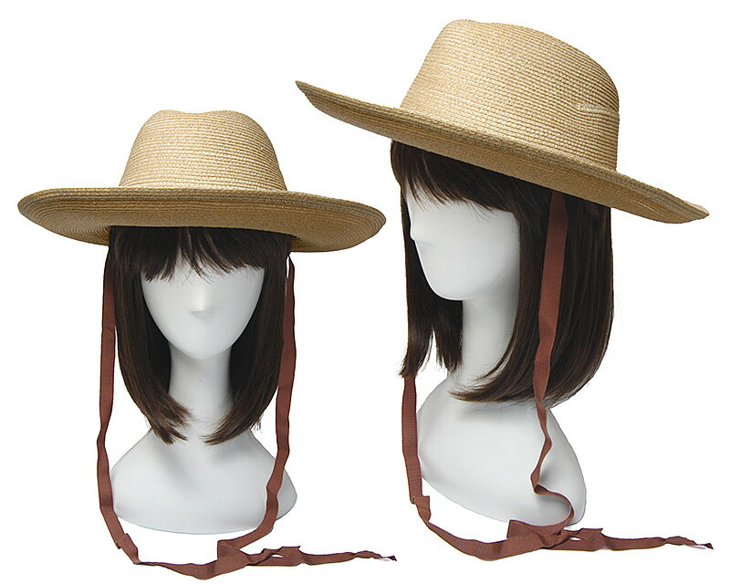 帽子 ”chisaki(チサキ)” ブレード中折れ帽 Kirika レディース つば広ハット 春夏 [大きいサイズの帽子アリ]