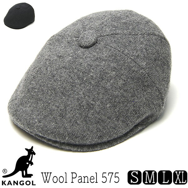 Rakuten - 【ポイント5倍】 帽子 KANGOL(カンゴール) ウールハンチング Wool Panel 575 メンズ レディース 秋冬 [大きいサイズの帽子アリ] [小さいサイズの帽子] 【コンビニ受取対応商品】