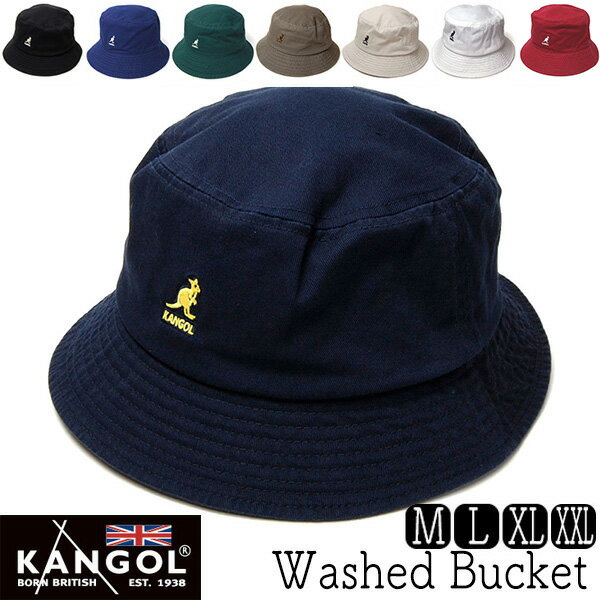 KANGOL(カンゴール)コットンバケットハット[WashedBucket