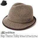 【ポイント10倍】 帽子 STETSON(ステットソン) ネップニット中折れ帽 SE420 ハット メンズ 秋冬 アウトレットAW