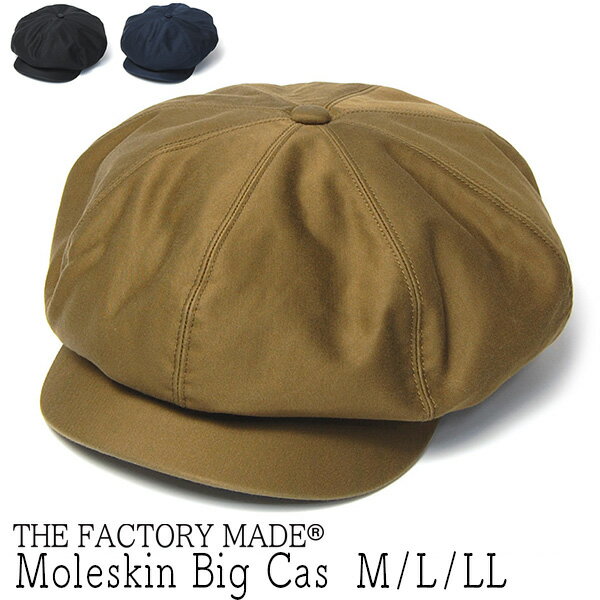”THEFACTORYMADE(ザファクトリーメイド)”コットン8枚はぎハンチングMoleskinBigCasFM663