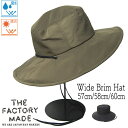 帽子 THE FACTORY MADE(ザファクトリーメイド) アドベンチャーハット Wide Brim Hat FM933 秋冬春夏 オールシーズン メンズ ...
