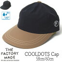 帽子 THE FACTORY MADE(ザファクトリーメイド) ロングビルキャップ COOLDOTS Cap FM948 春夏 クールドッツ メンズ レディース...