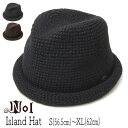  帽子 ”NOL(ノル)” 細編みウール中折れ帽 ロール Island Hat ハット メンズ 秋冬 