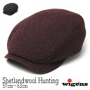 帽子 スウェーデン”WIGENS(ヴィーゲン)” シェットランドウールハンチング Ivy Contemporary Cap メンズ 秋冬 [大きいサイズの帽子あり]