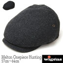 【ポイント10倍】 帽子 スウェーデン WIGENS(ヴィーゲン) メルトンハンチング Ivy Onepiece Cap メンズ 秋冬 [大きいサイズの帽子あり...