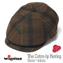 帽子 スウェーデン WIGENS(ヴィーゲン) ワックスドコットン6枚はぎハンチング Newsboy Contemporary Cap メンズ 秋冬 ミラレイン...