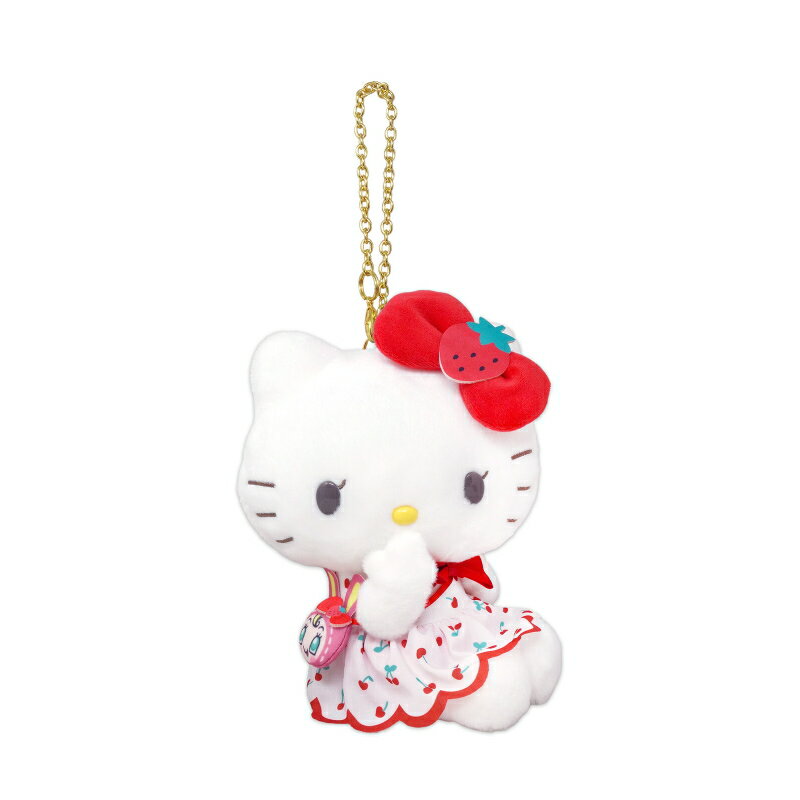 メゾピアノ ハローキティ コラボ マスコット ぬいぐるみキーホルダー ベリエちゃん キティちゃん ボールチェーンのサムネイル