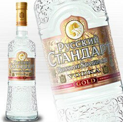 ルースキー スタンダルト ゴールド (ロシアンスタンダード) 1000ml 40度 ロシア産ウォッカ RUSSKY STANDART GOLD kawahc