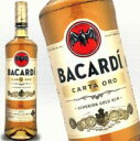 oJfB S[h (I) 750ml 40x Ki (BACARDI Carta de Oro Rum) kawahc