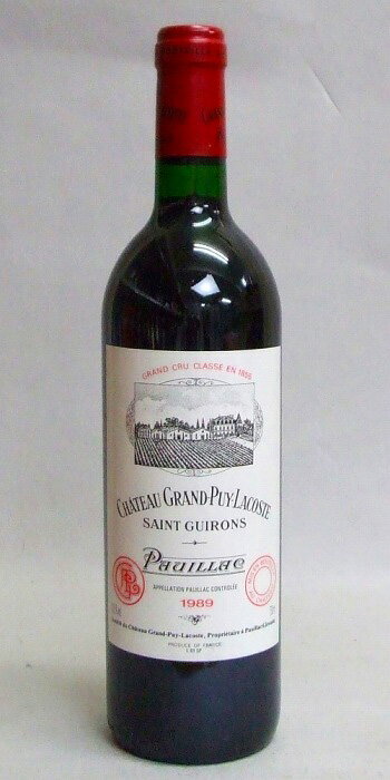 シャトー・グラン・ピュイ・ラコスト [1989] 赤 750ml ワイン フランス・ボルドー ポイヤック 赤ワイン kawahg
