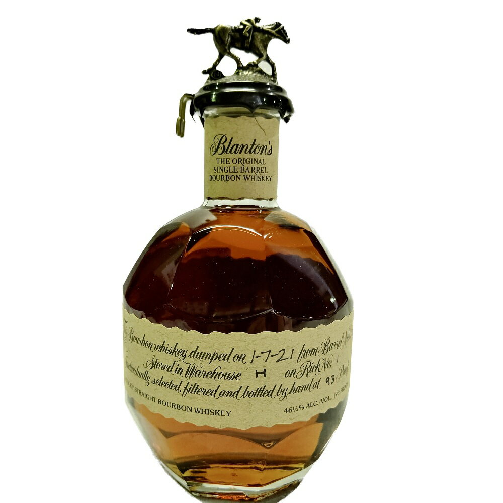 即日出荷■ブラントン 750ml 46.5度 箱なし シングルバレル バーボンウイスキー バーボン blanton single barrel blanton's bourbon blantons ※おひとり様1ヶ月に1本限り kawahc