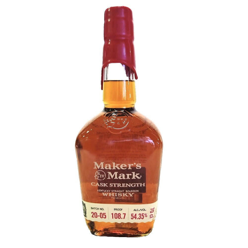 メーカーズマーク カスクストレングス 700ml 54.35度 MAKER'S MARK CASKSTRENGTH バーボンウイスキー kawahc お礼 御礼 ホワイトデー贈って喜ばれるプレゼント ギフト プチギフトにオススメ