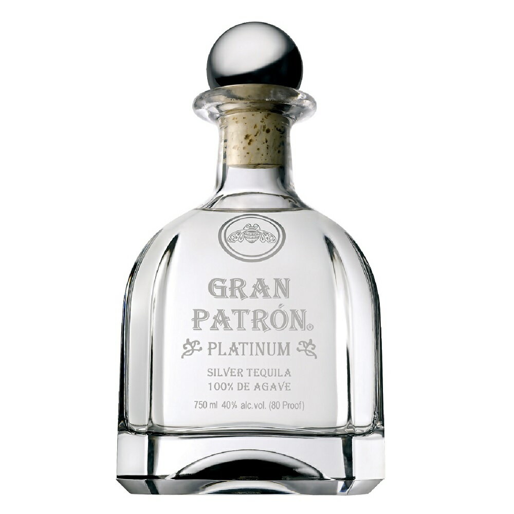 グラン パトロン プラチナ 750ml 40度 正規品 箱付 Patron GRAN PLATINUM Tequila 100% de Agave パトロン メキシコ産 Mexico 100%アガ..