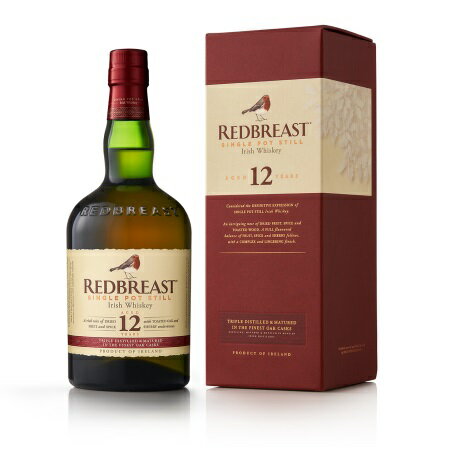 レッド ブレスト 12年 700ml 40度 箱付 Redbreast 12 Year Old アイリッシュ ウイスキー アイリッシュコーヒー にオススメ 紅茶 Irish Whisky kawahc お礼 御礼 ホワイトデー贈って喜ばれるプレゼント ギフト プチギフトにオススメ 専門店