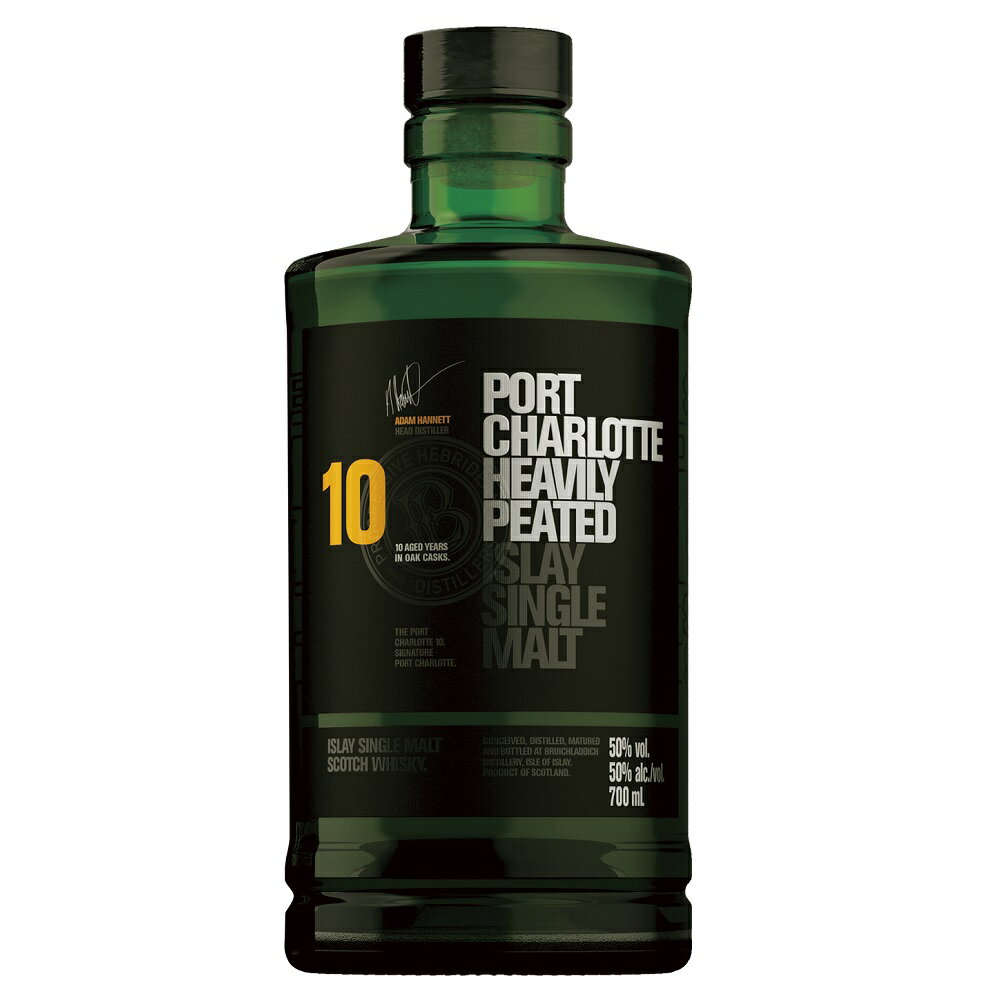 ポートシャーロット 10年 700ml 50度 正規輸入品 PORT CHARLOTTE ブルイックラディ BRUICHLADDICH アイラモルト シングルモルト スコッチウイスキー Islay Single Malt Scotch Whisky イギリス英国スコットランド アイラ島 kawahc