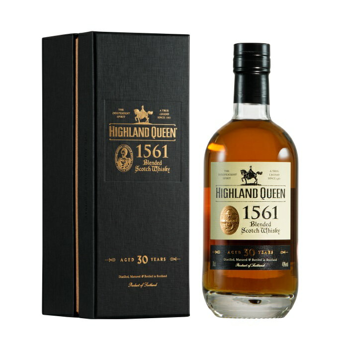 ハイランドクイーン 30年 700ml 40度 箱付 1561 HighLandQueen 30 Year Old Whiskey ブレンデッドスコッチウイスキー Blended Scotch Whisky ※おひとり様1ヶ月に1本限り kawahc