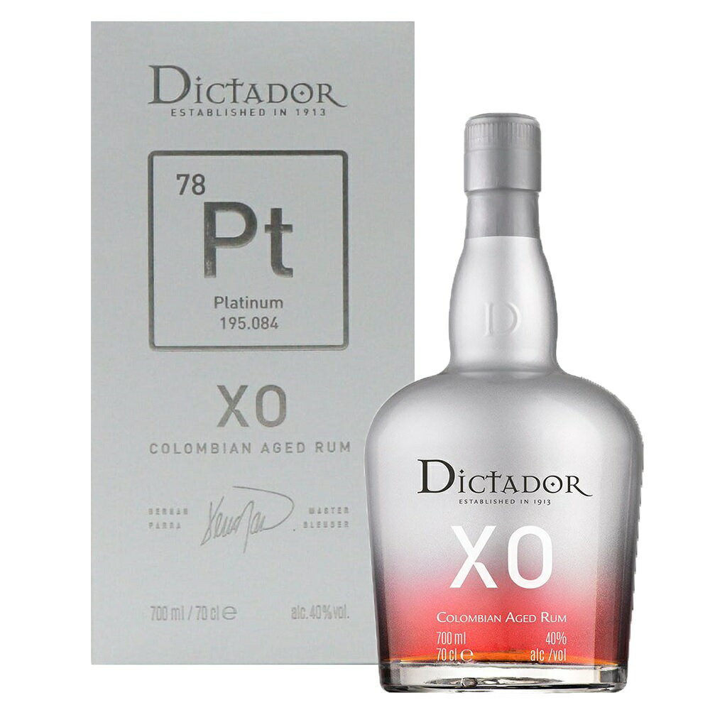 日本で一番新しいディクタドール XO インソレント ラム 700ml 40度 正規品 Dictador XO Insolent Rum コロンビア産ラム Colombian Rum kawahc