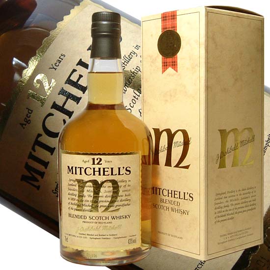 スプリングバンクがつくった ミッチェルズ 12年 700ml 43度 (Michells`s Single Malt 12YO) ウィスキー kawahc