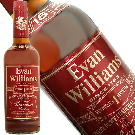 エヴァン ウイリアムズ 15年 750ml 50.5度 (Evan Williams 15YO) バーボン ウィスキー kawahc