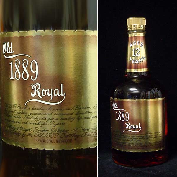 オールド [1889] ロイヤル 12年 750ml 43度 (Old 1889 Royal 12YO) バーボン ウィスキー kawahc
