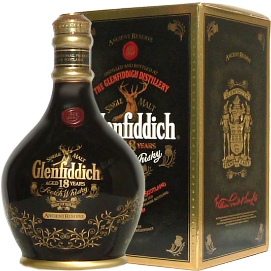 グレンフィディック 18年 ブラックデキャンタ 700ml 43度 (Glenfiddich 18YO Black Decanta) ウィスキー kawahc