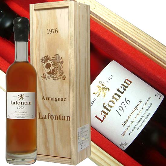 1976年 昭和51年生まれの方へ アルマニャック ラフォンタン 1976 200ml 40度 Armagnac Lafontan お誕生日プレゼント …