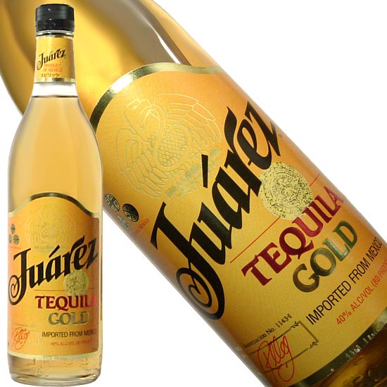 ホアレス テキーラ ゴールド 750ml 40度 (Juarez Tequila Gold) kawahc