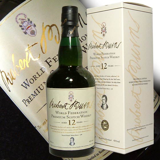 ロバートバーンズ ブレンド 12年 700ml 43度 (Robert Burns 12YO Premium Whisky) ウィスキー kawahc