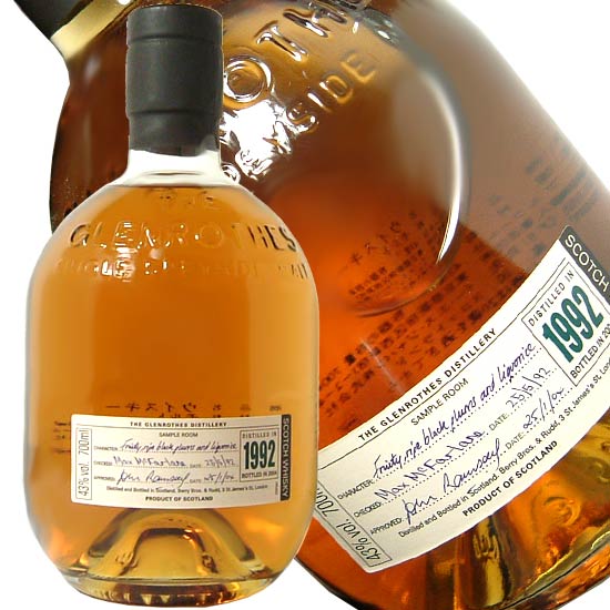 グレンロセス [1992] 700ml 43度 (The Glenrothes [1992] Single Speyside Malt) ウィスキー kawahc