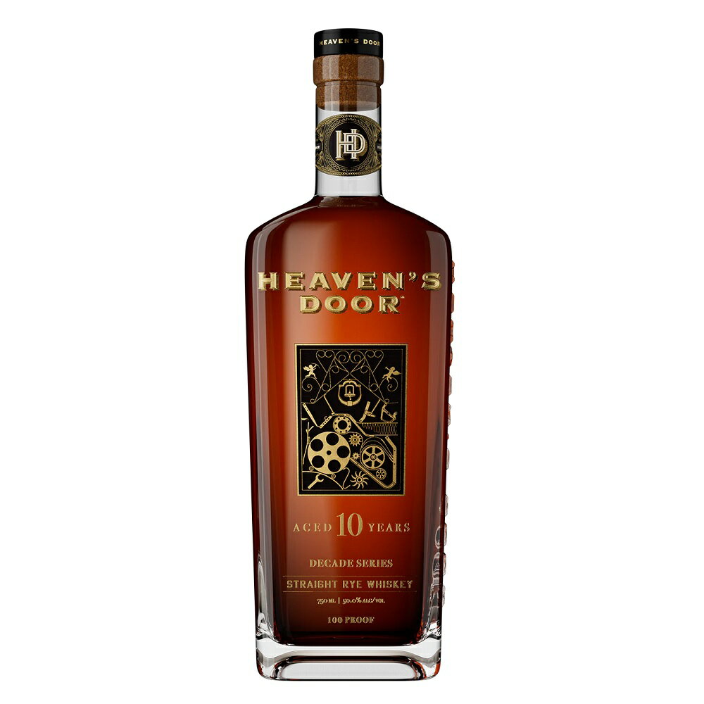 ヘヴンズドア ディケイド シリーズ ライ ウイスキー 10年 750ml 50度 正規品 Heaven's Door Decade Series Straight Rye Whiskey ケンタッキー州 米国 アメリカ USA United States of America kawahc