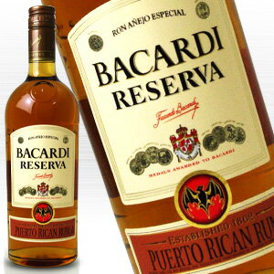 バカルディ アネホ リザーヴ 700ml 40度 レゼラバ ラム Bacardi Reserva Ron anejo Especial Puerto Rican Rum プエルトリコ産ラム kawahcのサムネイル