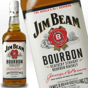 ジムビーム ホワイト 750ml 40度 (Jim Beam White) バーボン ウイスキー バーボンウイスキー kawahc 帰省のお礼 御礼 ギフト プチギフトにオススメ 贈って喜ばれるプレゼント アルコール 送って嬉しい ウイスキー 洋酒 専門店 河内屋