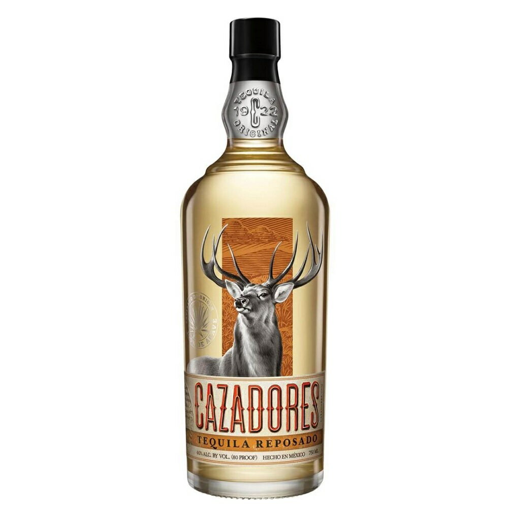 カサドレス レポサド テキーラ 750ml 40度 正規品 Cazadores Reposado Tequila メキシコ産 Mexico Mexicanos kawahc 嬉しい お礼 御礼 ギフト プチギフトにオススメ ホワイトデー贈って喜ばれるプレゼント