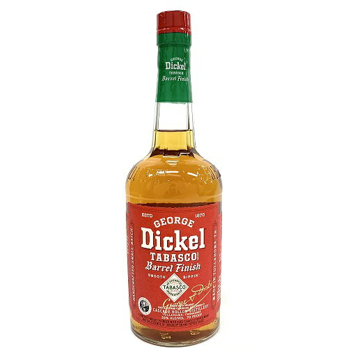 ジョージ ディッケル タバスコ バレル フィニッシュ 750ml 35度 George Dickel Tabasco Barrel Finish Handcrafted Small Batch kawahc