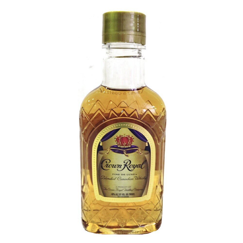 クラウンロイヤル 200ml 40度 ペットボトル ベビーサイズ CROWNROYAL クラウンローヤル カナディアンウイスキー CANADIAN Whisky whiskey カナダ kawahc