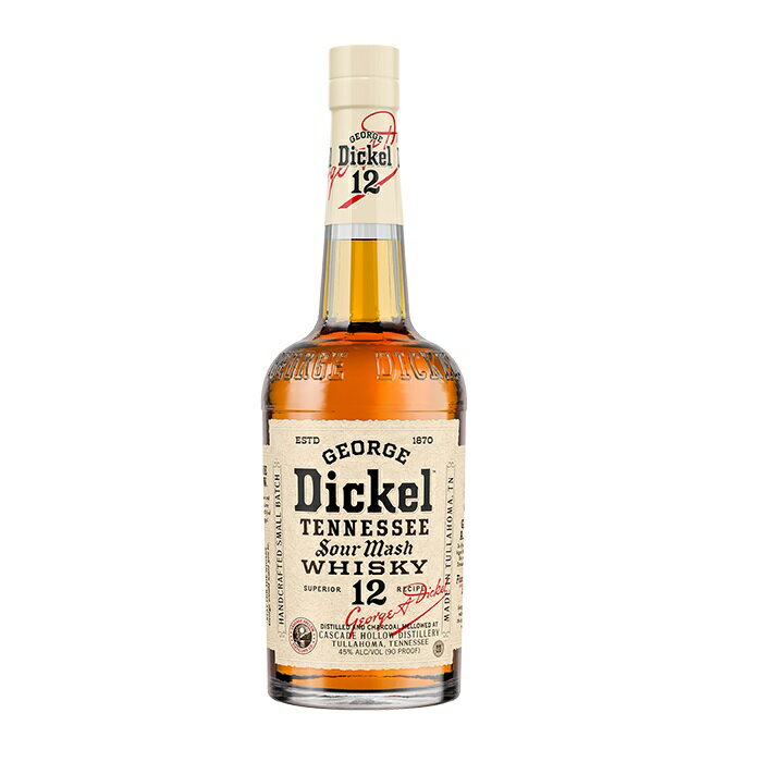 ジョージ ディッケル ナンバー12 750ml 45度George Dickel Tennessee Whisky NO.12 テネシー サワーマッシュ製法 アメリカ産テネシーウイスキー kawahc お礼 御礼 ホワイトデー贈って喜ばれるプレゼント ギフト プチギフトにオススメ