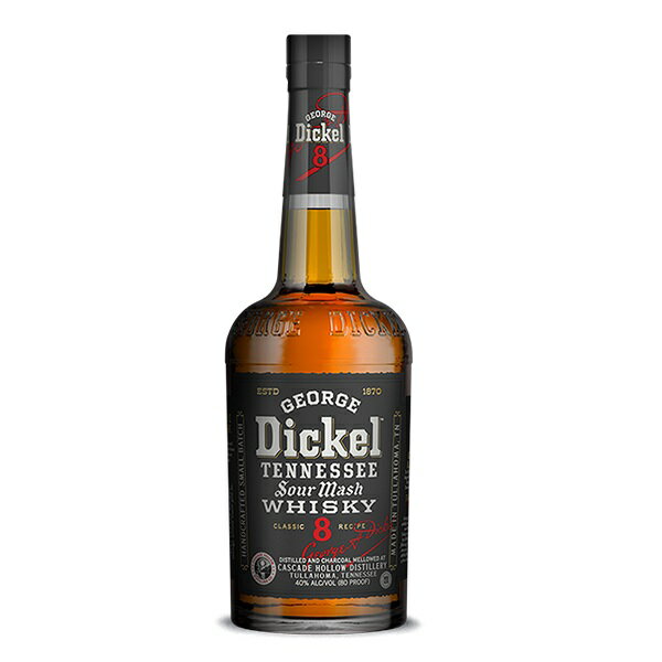 ジョージ ディッケル ナンバー8 750ml 40度 George Dickel Tennessee Whisky テネシーアメリカンウイスキー No8 サワーマッシュ製法 アメリカ産テネシーウイスキー kawahc