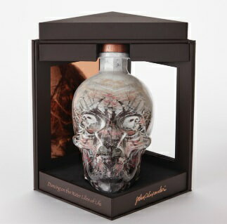 クリスタルヘッドウォッカ ジョン アレクサンダー 700ml 40度 箱付 Crystal Head Vodka JOHN ALEXANDER がい骨 骸骨 頭蓋骨 髑髏 ドクロ ガイコツ スカル クリスタル ウォッカ クリスタルウォッカ カナダ産 kawahc