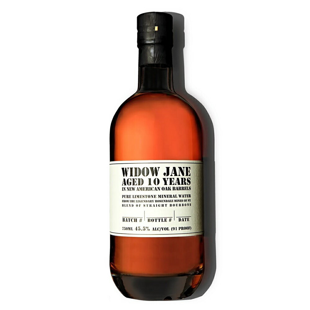 ウィドウジェーン 10年 バーボン 750ml 45.5度 Widow Jane 10 Year Old is our signature bourbon. バーボン アメリカ ニューヨーク州ブルックリン クラフトウイスキー蒸留所 kawahc ※おひとり様1ヶ月に1本限り