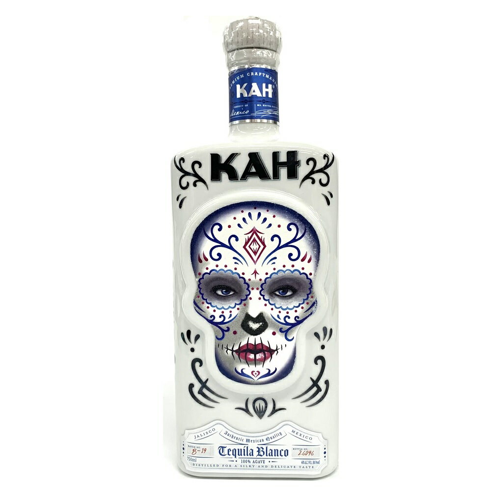 カー テキーラ ブランコ デキャンタ ニューボトル 750ml 40度 KAH BLANCO Tequila デカンタ シルバー ホワイト メキ…