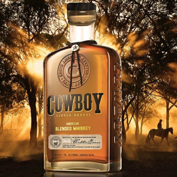 JE{[C g o 750ml 40.6x cowboy little barrel North American Blended Whisky AJECXL[ AJYX[ob`NtgECXL[ kawahc