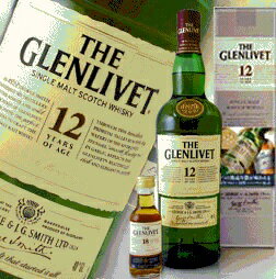 GLENLIVET グレンリヴェット 12年 700ml 40度 旧ボトル 正規品 箱付 18年ミニチュアボトル付 グレンリベット The Glenlivet 