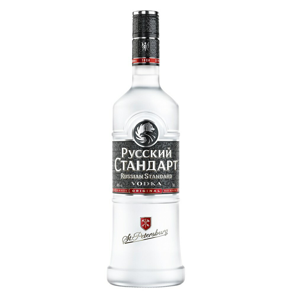 ルースキー スタンダルト 500ml 40度 正規品 ロシアンスタンダード オリジナル Russian Standard Vodka ロシア産ウォッカ ※5/14頃の発送 kawahc お礼 御礼 ホワイトデー贈って喜ばれるプレゼント ギフト プチギフトにオススメ