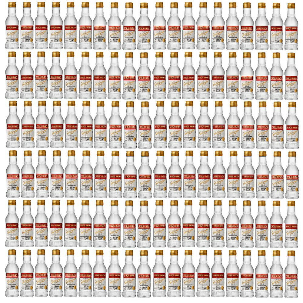 1本あたり約297.99円ストリチナヤ ミニチュア 120本セット プレミアム 50 ウォッカ 50ml×120本セット 40度 正規 ロシアンプレミアムウォッ...