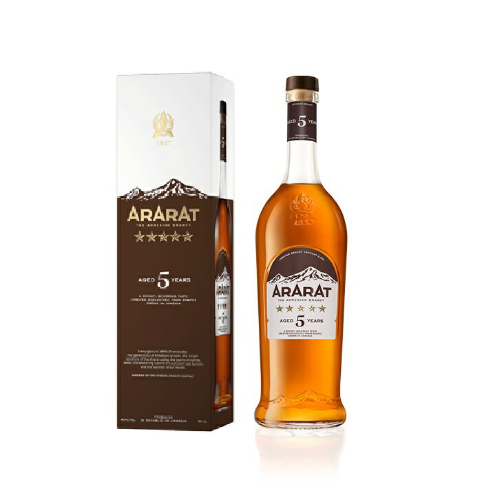 アララット 5年 5スター 700ml 40度 ARARAT Armenia Brandy アルメニアブランデー kawahc ※おひとり様1ヶ月に1本限り