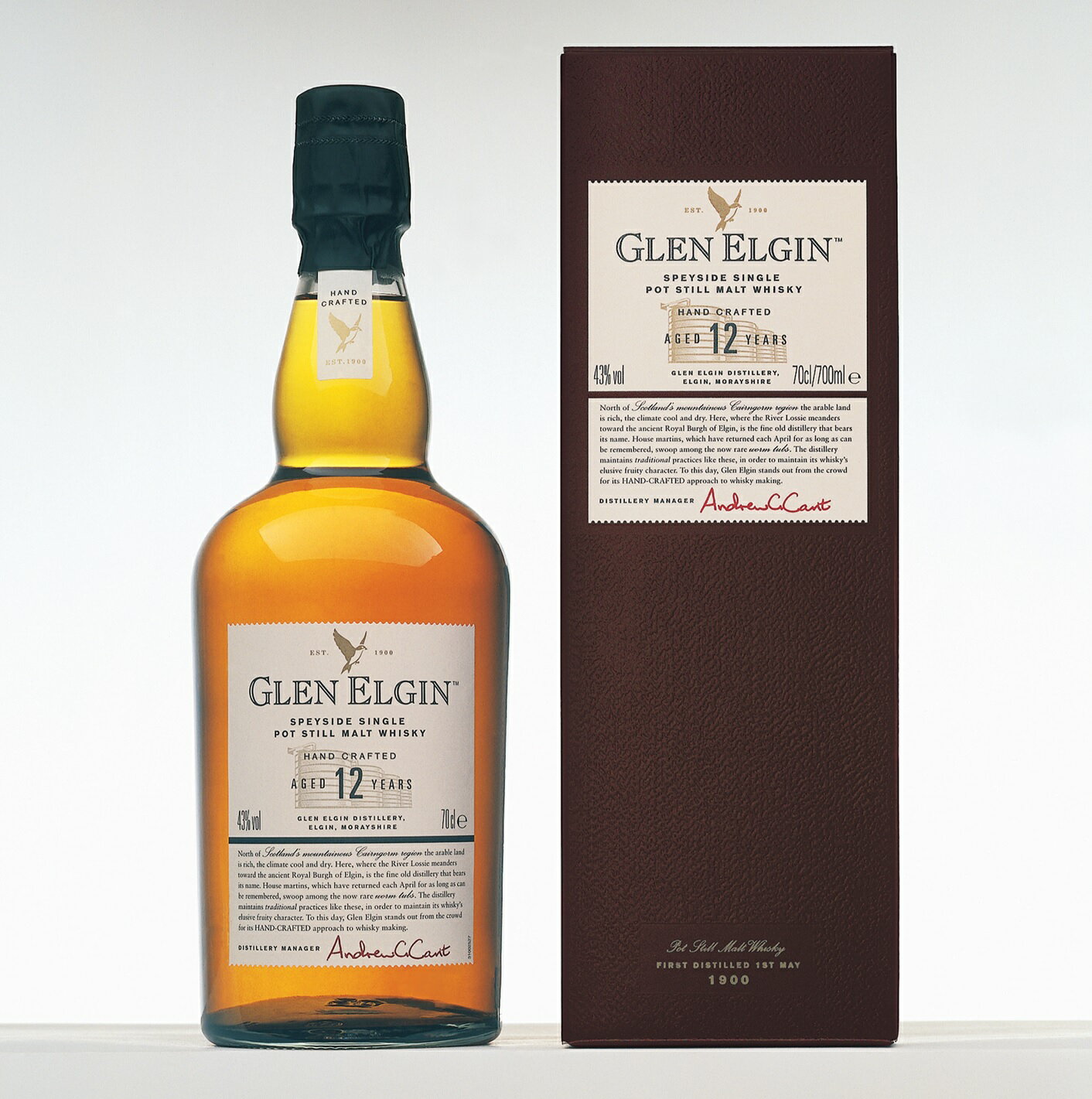 グレンエルギン 12年 700ml 43度 正規品 箱付 GlenElgin 12years スペイサイドモルトSpeyside Malt singlemalt scotch whisky イギリス英国スコットランド kawahc お礼 御礼 贈って喜ばれるプレゼント ギフト プチギフトにオススメ